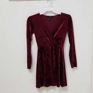 Forever 21 velvet dress